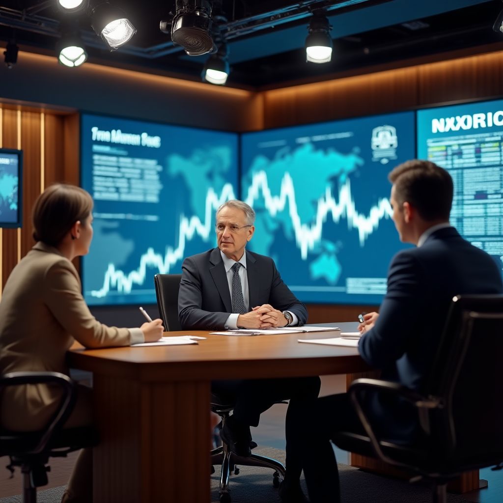 Entrevista en programa financiero televisivo